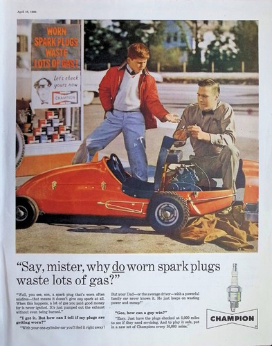 Original 1960 champion spark - 1960,